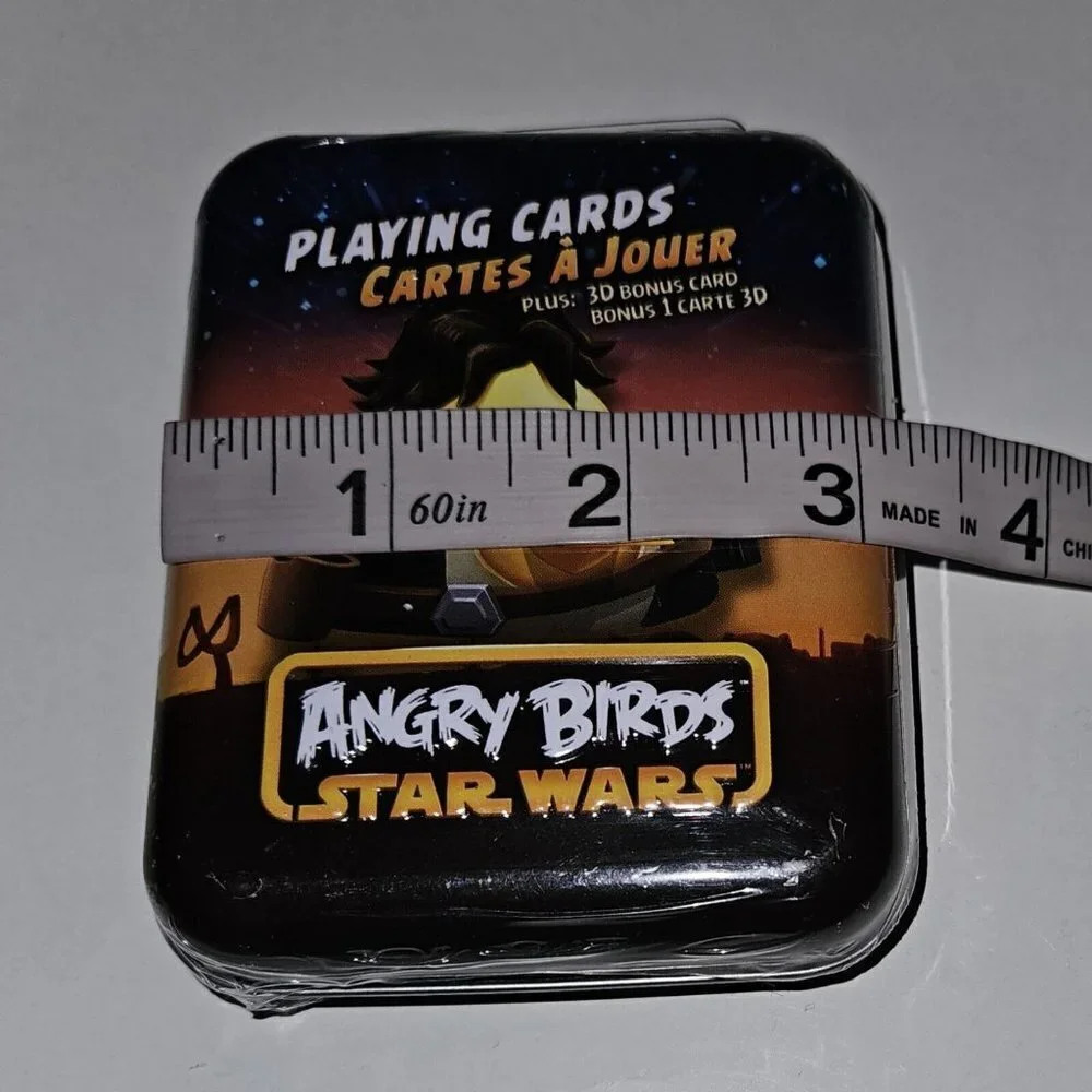 NEW Star Wars Angry Birds Yellow Han Solo Playing Cards Deck Collectible Tin
